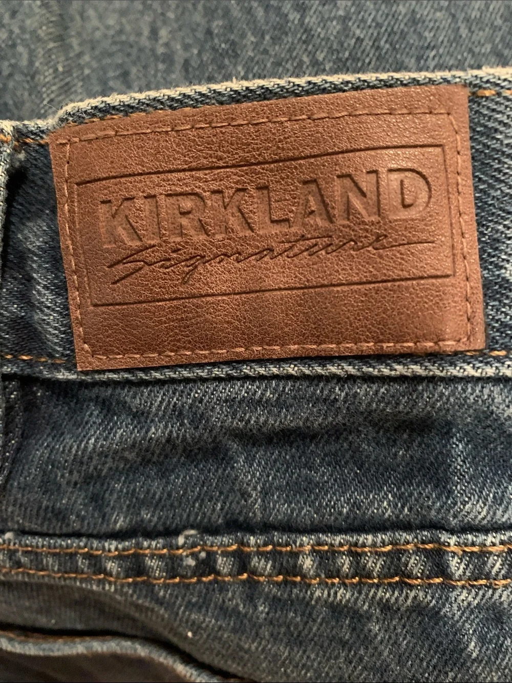 Kirkland Signature Men’s Dark Blue Straight Jeans